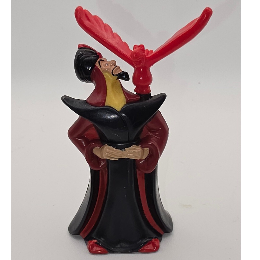 Disney Jafar Figure Small Black Red Good 1992 Burger King Toy